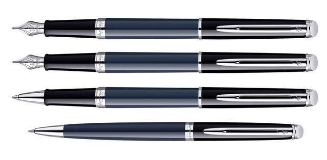 Vulpen Waterman Hémisphère Colour Blocking black en blue CT medi