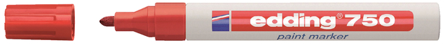 edding 750 paint marker red
