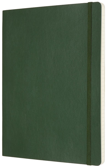 Notitieboek Moleskine XL 190x250mm lijn soft cover myrtle green