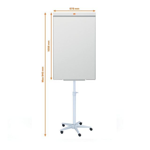 Flipover Nobo Impression Pro stalen mobiele whiteboard