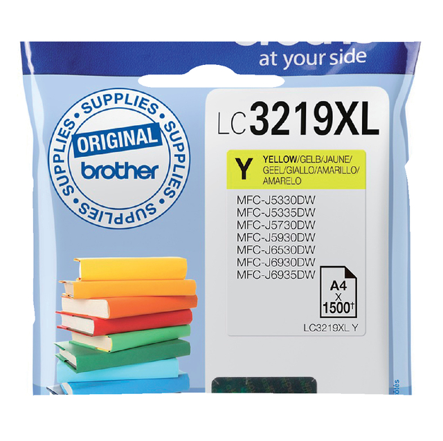 Brother IJ Cartridge Yel HY LC3219XLY