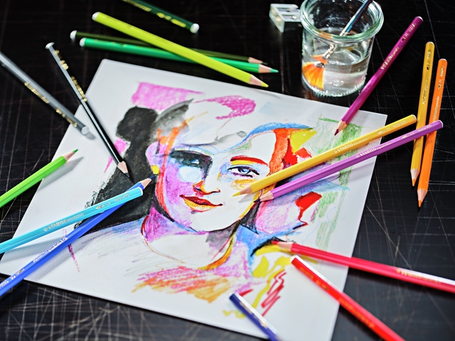 Kleurpotloden STABILO 1624 aquacolor Arty assorti etui à 24 stuk