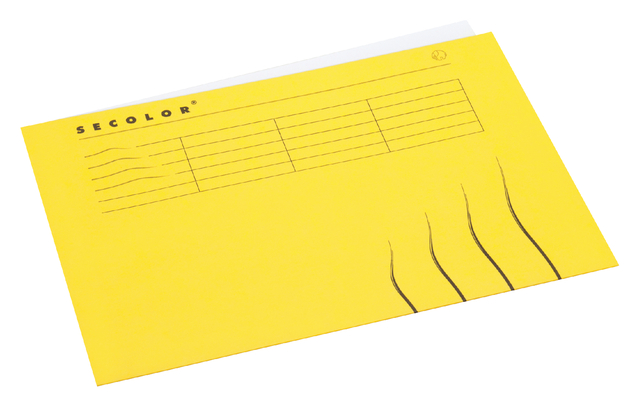 Secolor A4 File Cover yellow