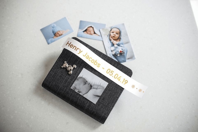Labeltape Brother P-touch TZe-R254 24mm goud op wit