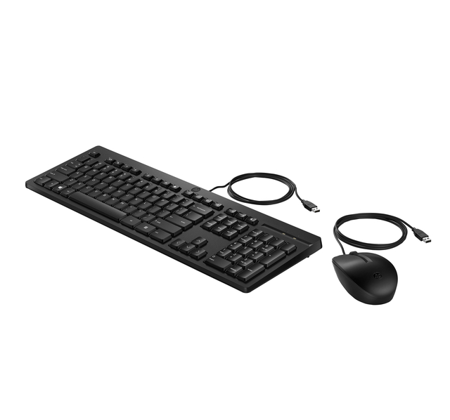 Toetsenbord + muis HP 225 bedraad