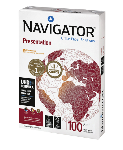 Copy paper Navigator Presentation A3 100gr white 500 sheets