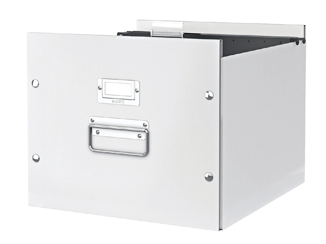Hangmappenbox Leitz click & store WOW gerecycled karton 357x285x367mm wit