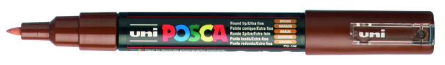 Paint marker Posca PC1MC extra fine brown