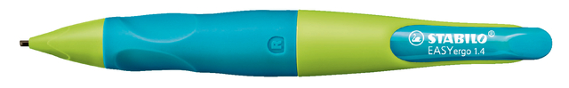 Vulpotlood STABILO Easyergo HB 1.4mm rechts limoen/aquamarine blister
