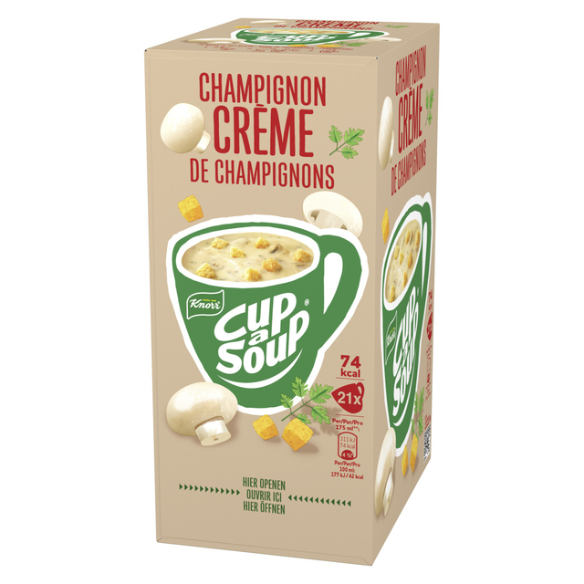 Cup-a-Soup Knorr champignon crème 21x175m