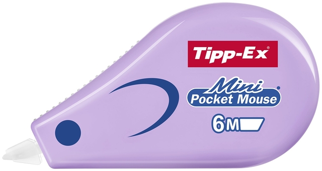Correctieptape Tipp-ex mini pocket mouse 6mx5mm display à 40 stuks