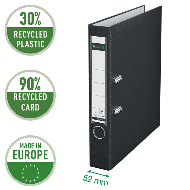 Lever arch file Leitz  52mm PP A4 black