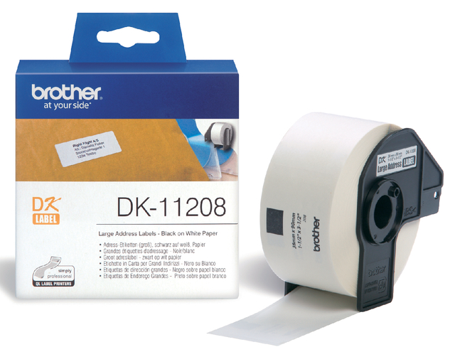 Brother Label Large Address DK11208