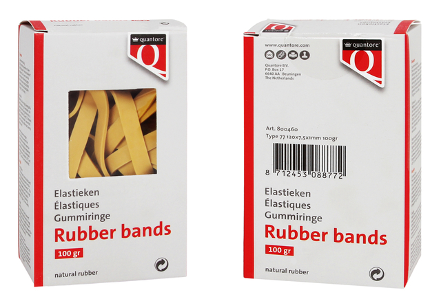 Elastiek Quantore 77 120x7.5x1mm 100gram