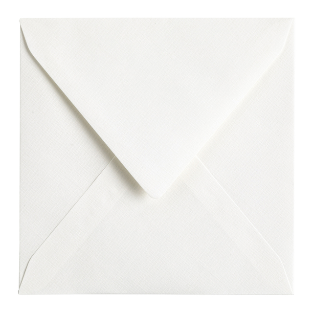 Envelop Papicolor 140x140mm hagelwit pak à 6 stuks