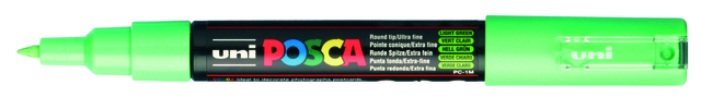 Paint marker Posca PC1MC extra fine light green