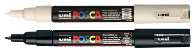 Paint marker Posca PC1MC extra fine black