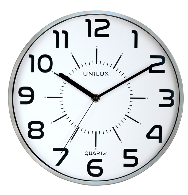 Wall clock Unilux Pop grey