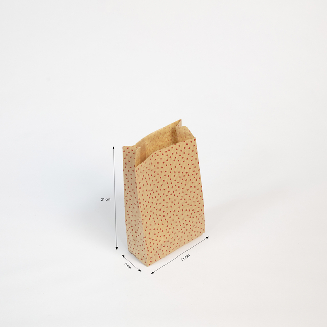 Cadeauzak Clairefontaine 12x24x4.5cm kraft harten 50 stuks