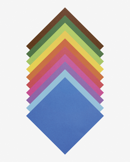 Origami papier Folia 20x20cm transparant 42gr 500 vel in 10 kleuren