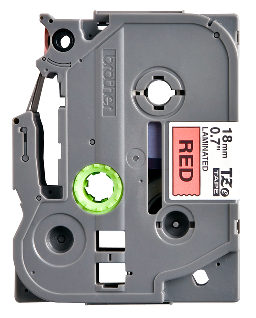 Labeltape Brother P-touch TZe-441 standaard 18mm zwart op rood