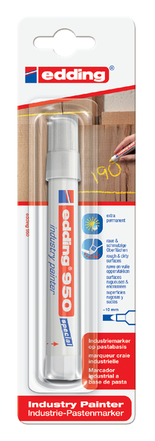 edding 950 industry painter blister of 1 white