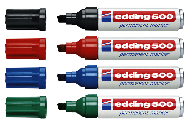 edding 500 permanent marker black