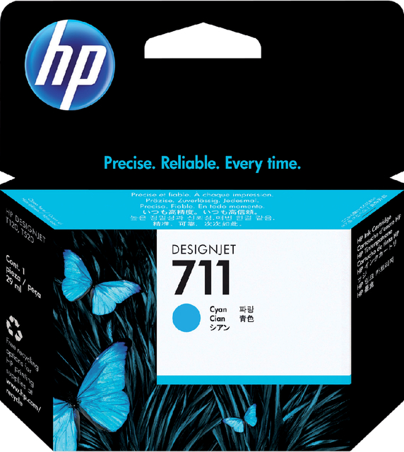 HP 711 Ink Cart 29ml Cyan CZ130A
