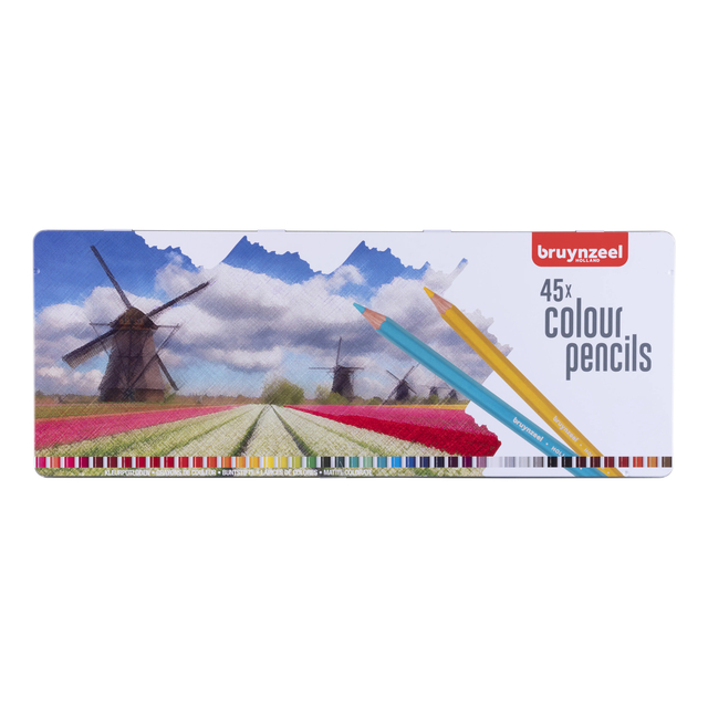 Kleurpotlood Bruynzeel Creatives Holland blik à 45 kleuren