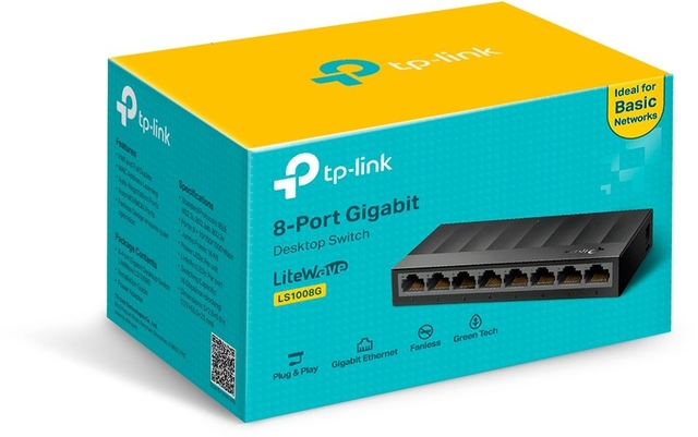 Desktopswitch TP-Link LiteWave LS1008G 8-poorts Gigabit