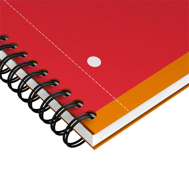 OXFORD International A4+ Polypropylene Twin-wire Activebook Narrow Ruled 160 Pages Orange SCRIBZEE® Compatibl