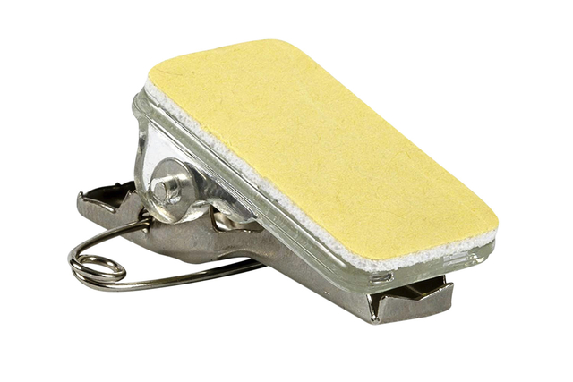 Self adhesive clip/pin OPUS 2 for badge/50 pieces