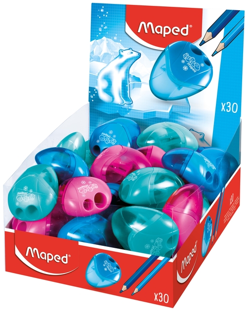 Puntenslijper Maped Igloo 2gaats display á 30 stuks assort
