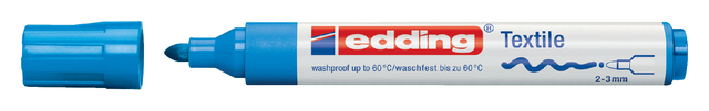 edding 4500 textile marker light blue