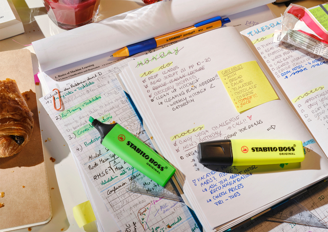 Markeerstift STABILO BOSS Original 70/8 pastel assorti etui à 8 stuk