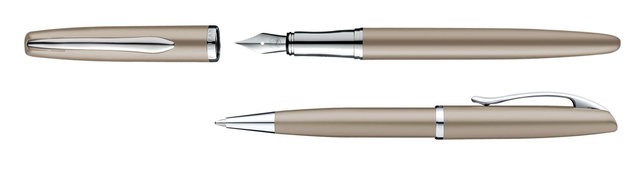 Schrijfset Pelikan Jazz Noble Elegance K36+P36 medium taupe