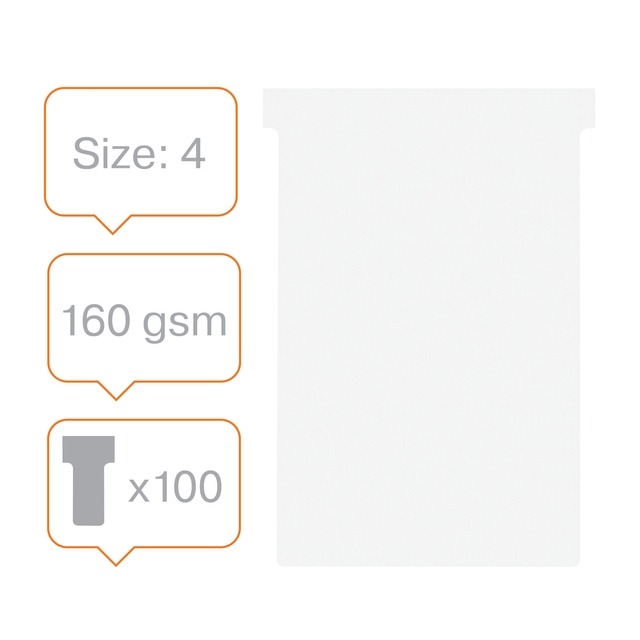 Nobo T-Cards Size 4