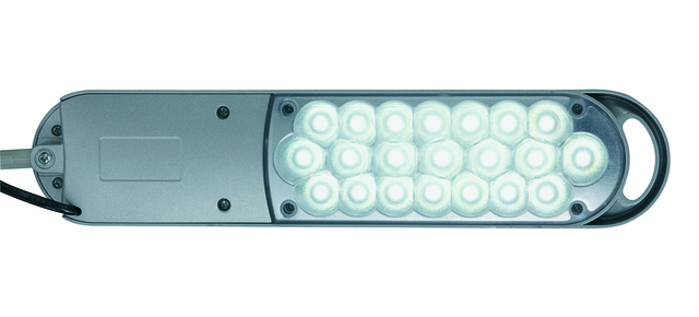 Bureaulamp MAUL Atlantic LED met tafelklem zilver