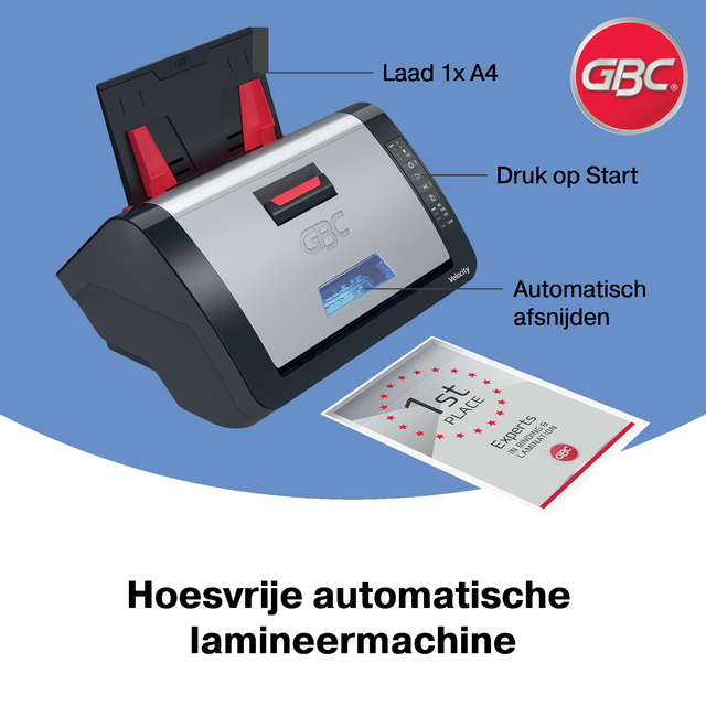 Automatische lamineermachine GBC Velocity A4
