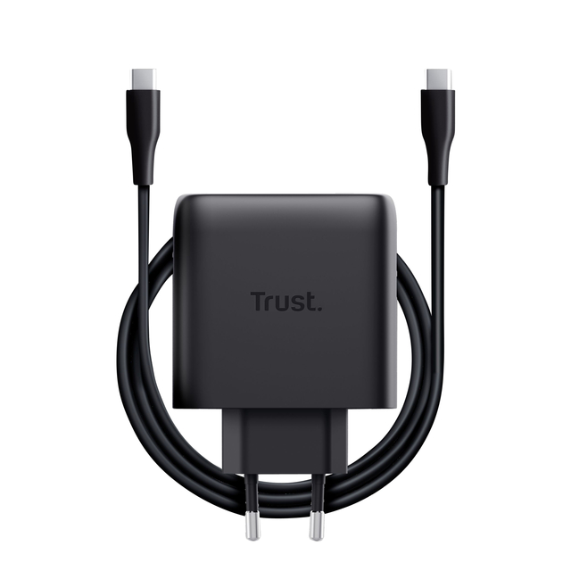 Oplader Trust Maxo 65W USB-C GAN zwart