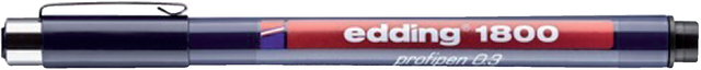 edding 1800 0.3 profipen black