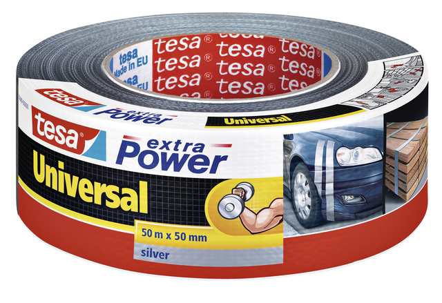 Duct tape tesa® extra Power Universal 50mx50mm grij