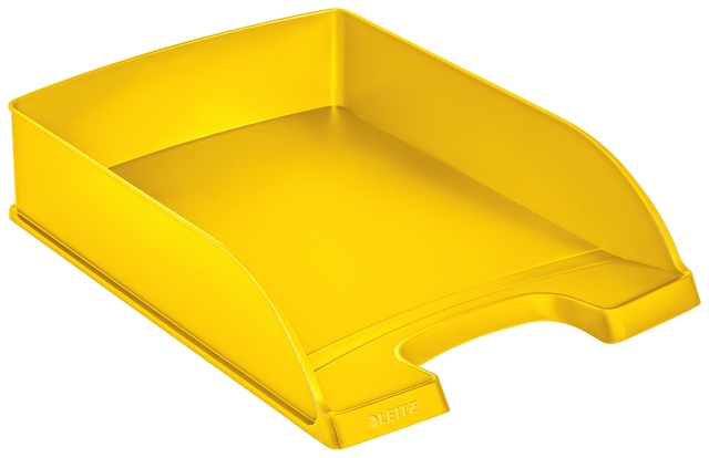 Letter Tray Leitz Plus Standard A4 yellow