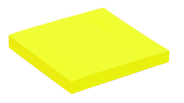 Sticky notes Quantore 76x76mm neon yellow