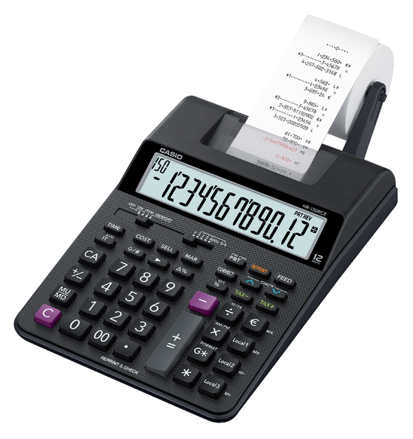 PRINTING CALCULATOR CASIO HR-150RCE