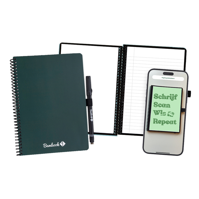 Notebook Bambook Original Forest A5 line 40 pages erasable