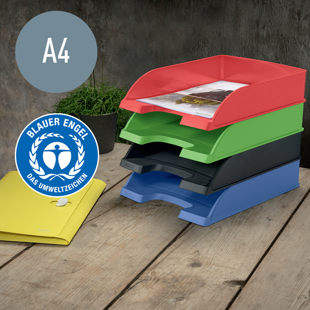 Brievenbak Leitz Recycle A4 blauw