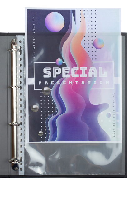 Folder sleeves Kangaro A4 PP 120 micron 23 holes 10x10 pieces