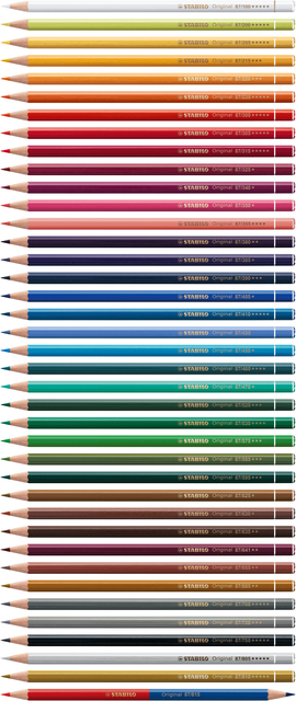 Kleurpotloden STABILO 8778 Original Arty assorti blik à 38 stuk
