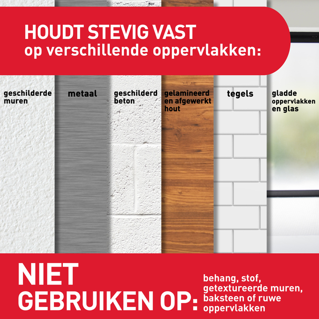 Bevestigingsstrip Command middelgroot klik vast  5,4kg zwart